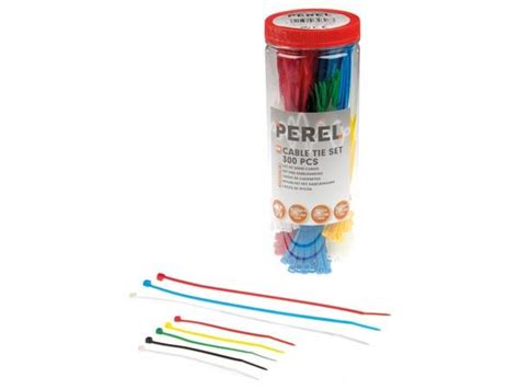 Nylon cable tie set - various colours (300 pcs) - Opencircuit