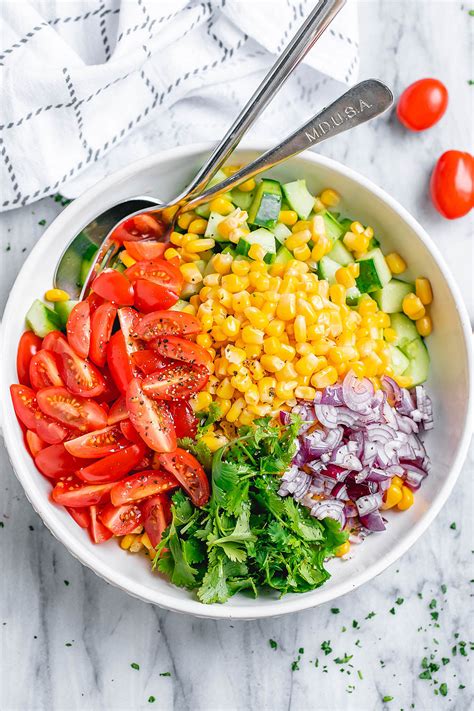 Creamy Corn Salad Recipe – Healthy Corn Salad Recipe — Eatwell101