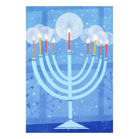 UNICEF Market | Menorah Set of 12 UNICEF Cards - Menorah