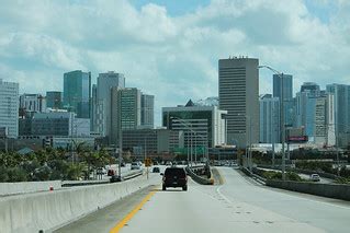 I-95 South from FL836 - Miami Skyline | formulanone | Flickr