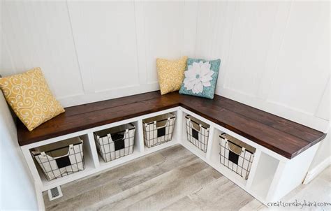 DIY Mudroom Corner Bench Tutorial | Diy mudroom bench, Corner bench with storage, Corner dining ...