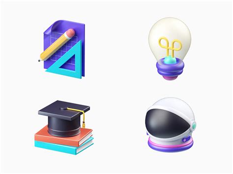 uMake 3d icon #03 | 3d icons, Flat design icons, Icon illustration