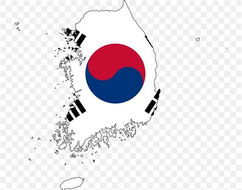 Flag Of South Korea North Korea Map Vector Graphics, PNG, 720x645px ...