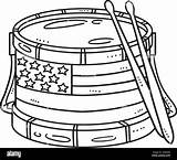 Drums Coloring Page sketch template