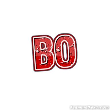 Bo Logo | Free Name Design Tool from Flaming Text