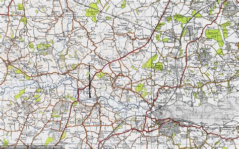 Historic Ordnance Survey Map of East Bergholt, 1946