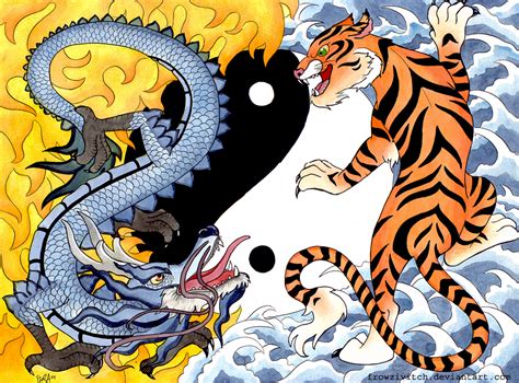 Tiger vs Dragon Wallpaper - WallpaperSafari