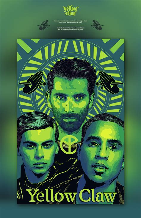 Yellow Claw / Ilustración Vectorial on Behance