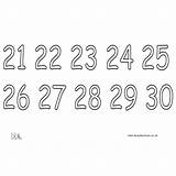 Numero 30 Coloring Pages Sketch Page sketch template
