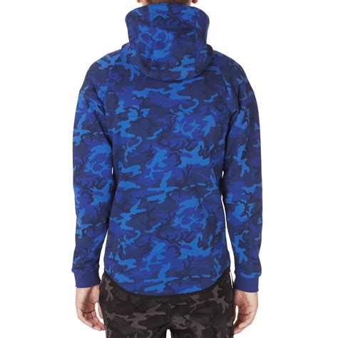 Nike Tech Fleece Camo Windrunner Game Royal & Black | END. (FR)