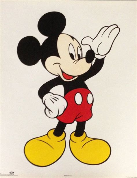 Amazon.com: Walt Disney Mickey Mouse Art Poster Print (16"x20"): Posters & Prints | Mickey mouse ...