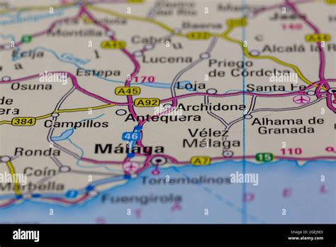 Map of antequera hi-res stock photography and images - Alamy