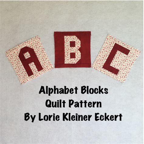 Alphabet Blocks Quilt Pattern Instant Download Quilt - Etsy UK