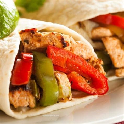 Low Calorie High Protein Chicken Wraps - Lose Weight By Eating