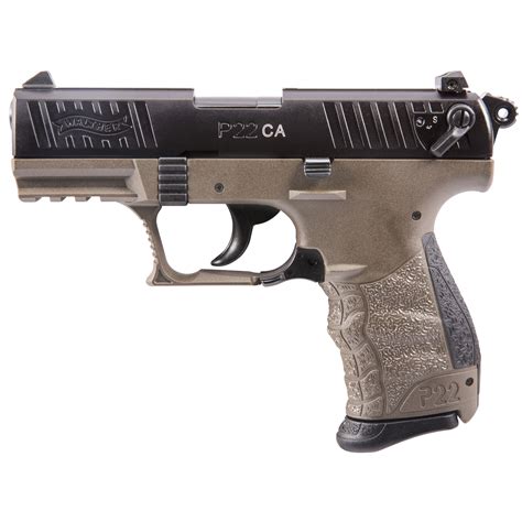 Walther P22-CA FDE 22lr CA Compliant · 5120363 · DK Firearms