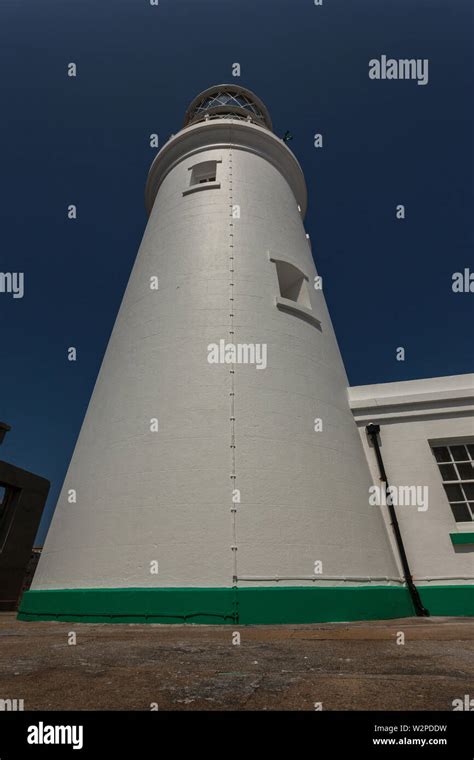 Round Island Lighthouse Stock Photo - Alamy