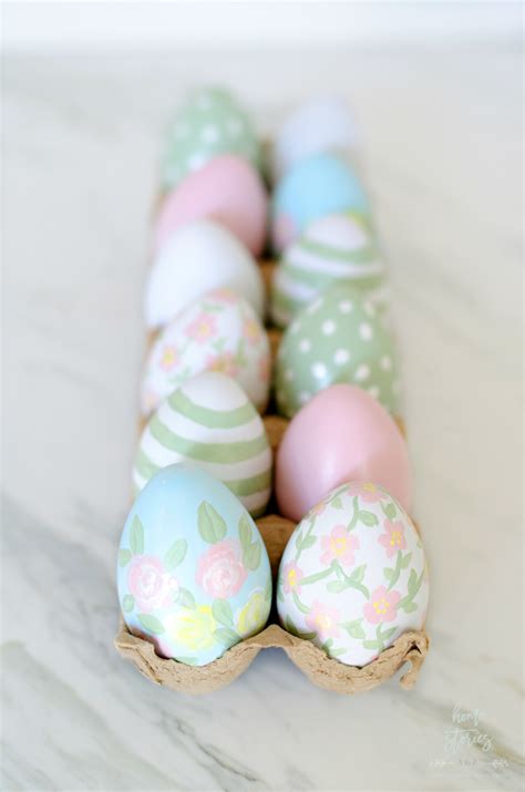 Beautiful and Simple Painted Easter Eggs