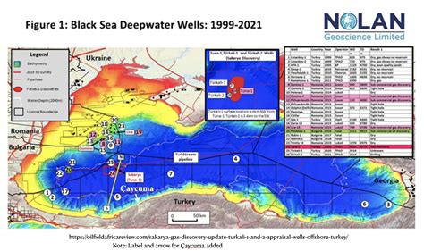 Black Sea Deepwater Natural Gas Wells map - GeoCurrents