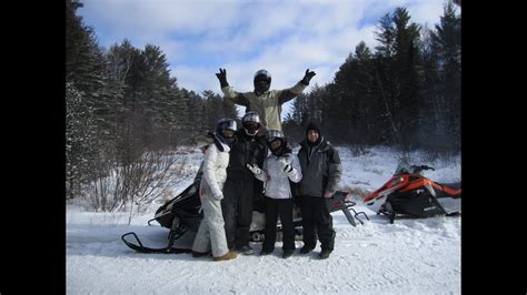 Northern Wisconsin Snowmobiling Trails 2013 - YouTube