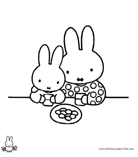 Miffy Printable Coloring Pages