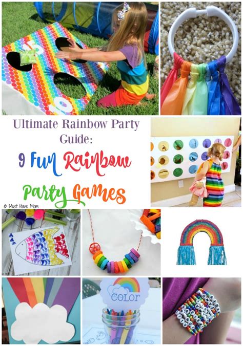 The Ultimate Guide To Throwing A Rainbow Party! Rainbow Ideas, Food, Decor, Games & More! - Must ...