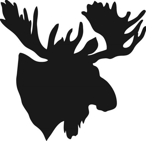 Moose Head Silhouette – Art Ideas