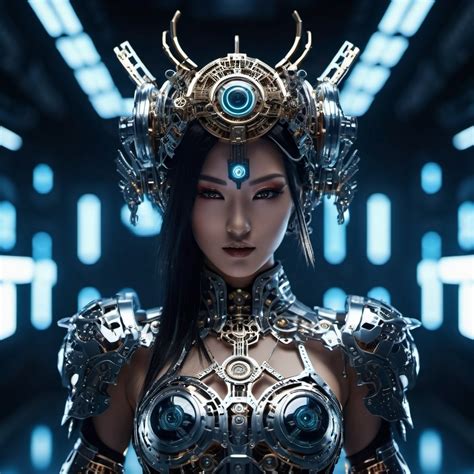 CyberSamuraiGeisha: A Celestial Fusion in CyberClockpunk | Stable ...