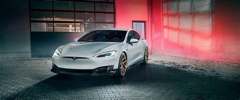 3440x1440 Tesla Model S By Novitec, White, Cars, tesla cars HD wallpaper | Pxfuel