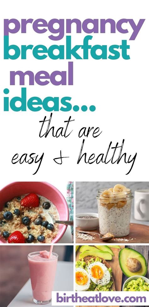 7 Healthy Pregnancy Breakfast Ideas | Pregnancy breakfast, Pregnancy ...