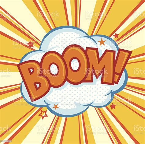 Boom Effect Stock Illustration - Download Image Now - Comic Book, Alphabet, Cartoon - iStock