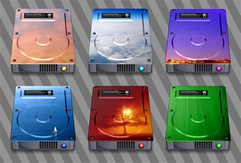 Hard Drive Icons by CitizenJustin on DeviantArt