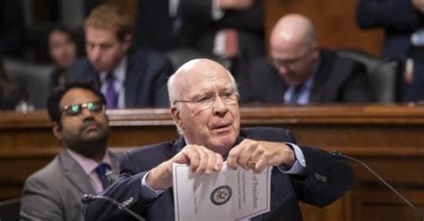 Report: Sen. Patrick Leahy Expected to Preside over 2nd Trump ...