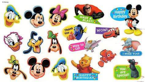 Disney Printable Stickers - Customize and Print