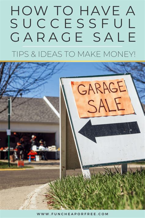 7 Garage Sale Tips That Help You Make Bank - Fun Cheap or Free