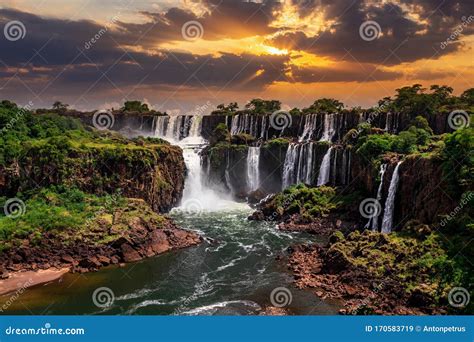 Iguazu Falls Sunset