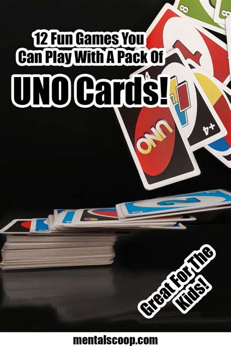 12 Fun Games You Can Play With A Pack Of Uno Cards! - Mental Scoop