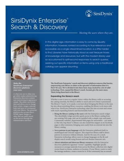 SirsiDynix Enterprise Search & Discovery