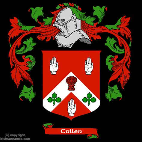 Cullen Coat of Arms, Family Crest - Free Image to View - Cullen Name Origin History and Meaning ...