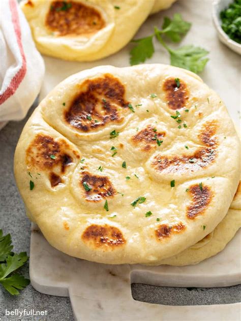 Naan Bread Recipe - Belly Full