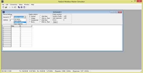 Modbus Master Simulator