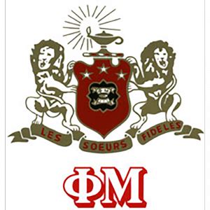 Phi Mu Sorority Crest Decals