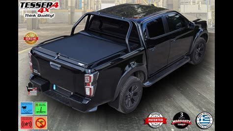 At www.tessera4x4.com: Isuzu d'max (dmax) 2020 & 2021+ 4x4 roller lid cover offroad accessories ...