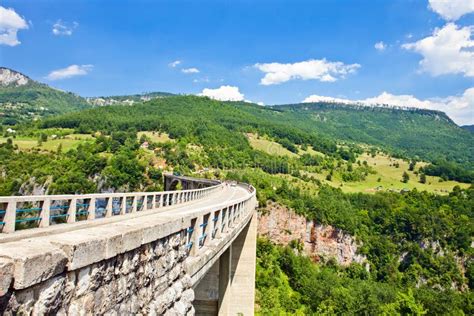 The Highest Bridge in Europe.Montenegro . Stock Photo - Image of park ...