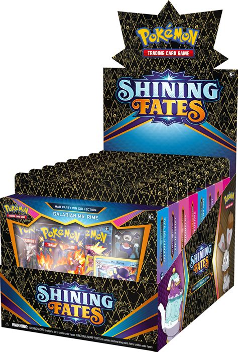 Pokemon Trading Card Game: Shining Fates Mad Party Pin Collection ...