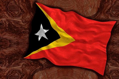 Premium Photo | National flag of east timor background with flag o of ...