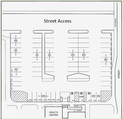 Parking Lot Diagram Excel Template