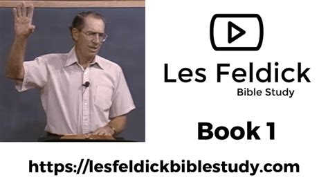 Les Feldick Book 1 – Les Feldick Bible Study