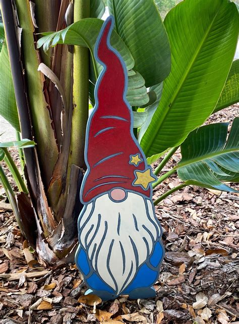 Gnome Garden Decor Garden Gnome 2 Ft Tall Outdoor Decor | Etsy