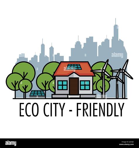 Eco friendly city design Stock Vector Image & Art - Alamy