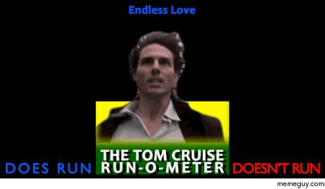 Tom Cruise Run O' Meter | Tom Cruise Running | Know Your Meme